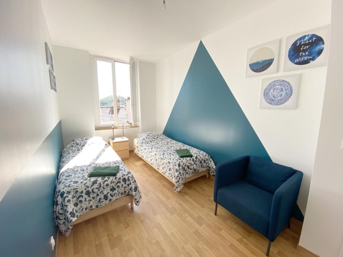 22 Chic & Cosy Grand Appart 92M2 Parking Gratuit Hypercentre Netflix Saint-Etienne  Exteriör bild