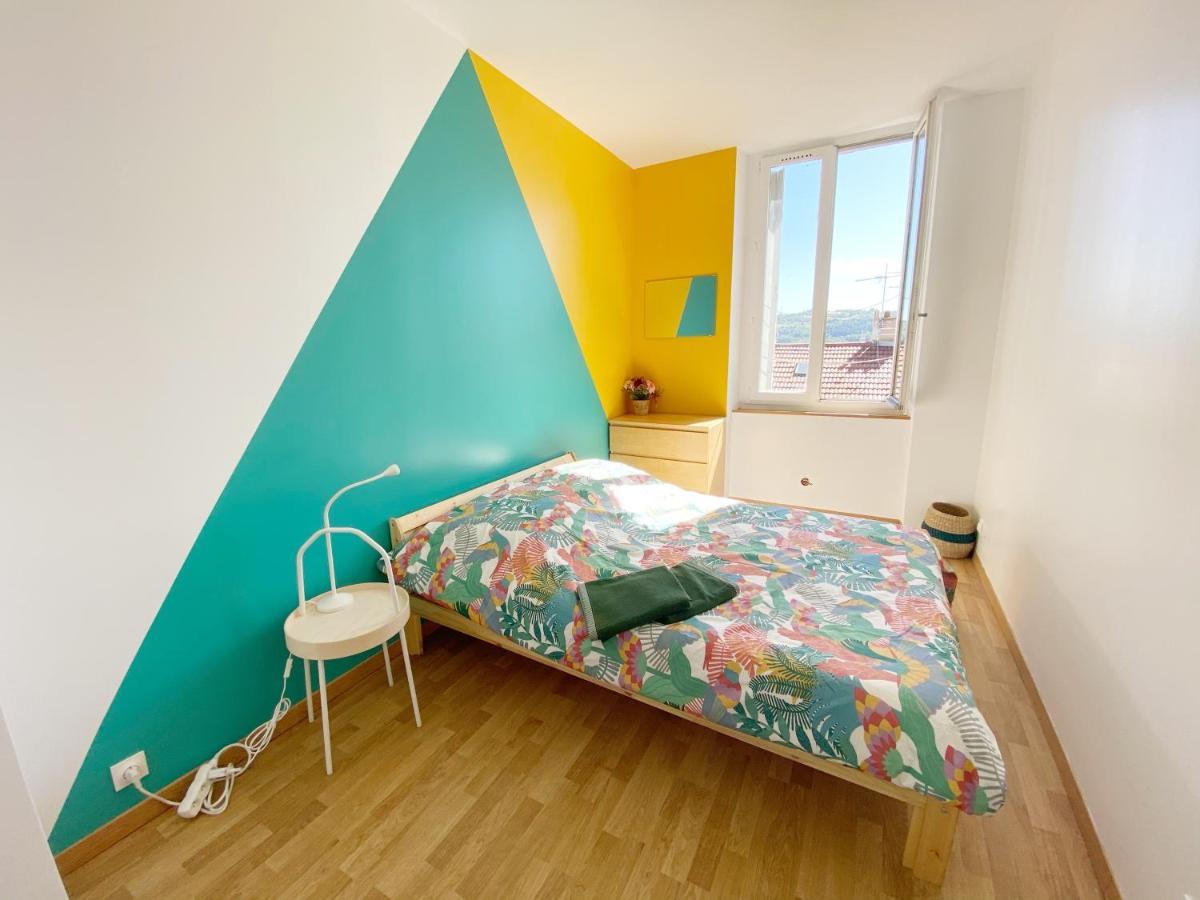 22 Chic & Cosy Grand Appart 92M2 Parking Gratuit Hypercentre Netflix Saint-Etienne  Exteriör bild