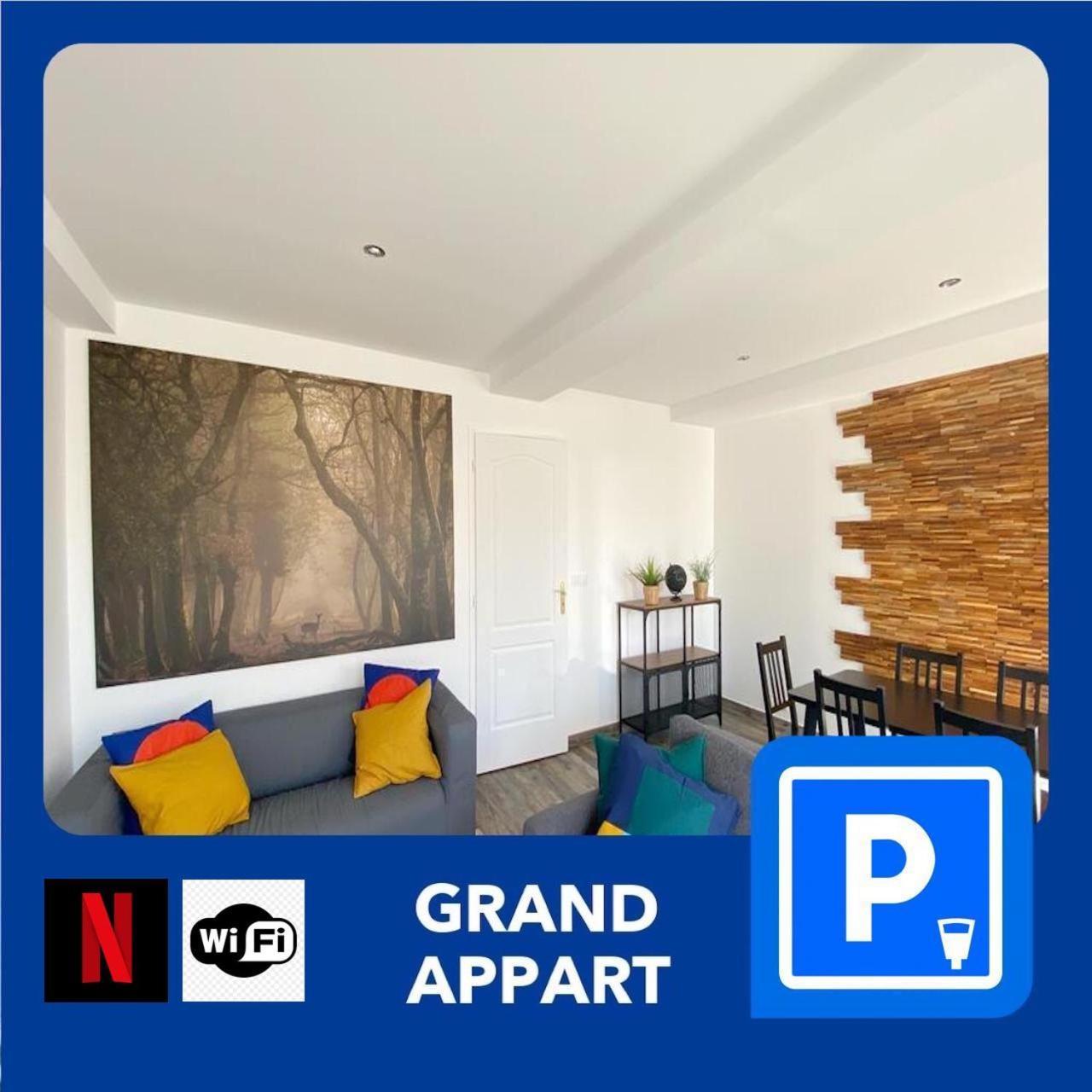 22 Chic & Cosy Grand Appart 92M2 Parking Gratuit Hypercentre Netflix Saint-Etienne  Exteriör bild